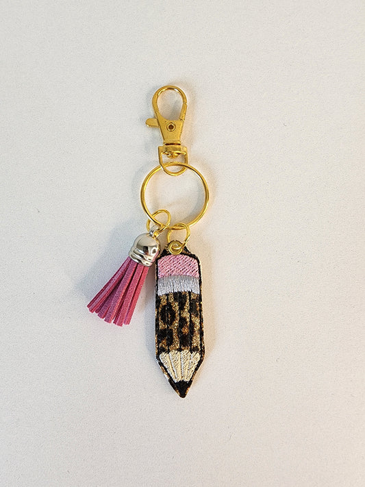 Leopard Pencil keychain