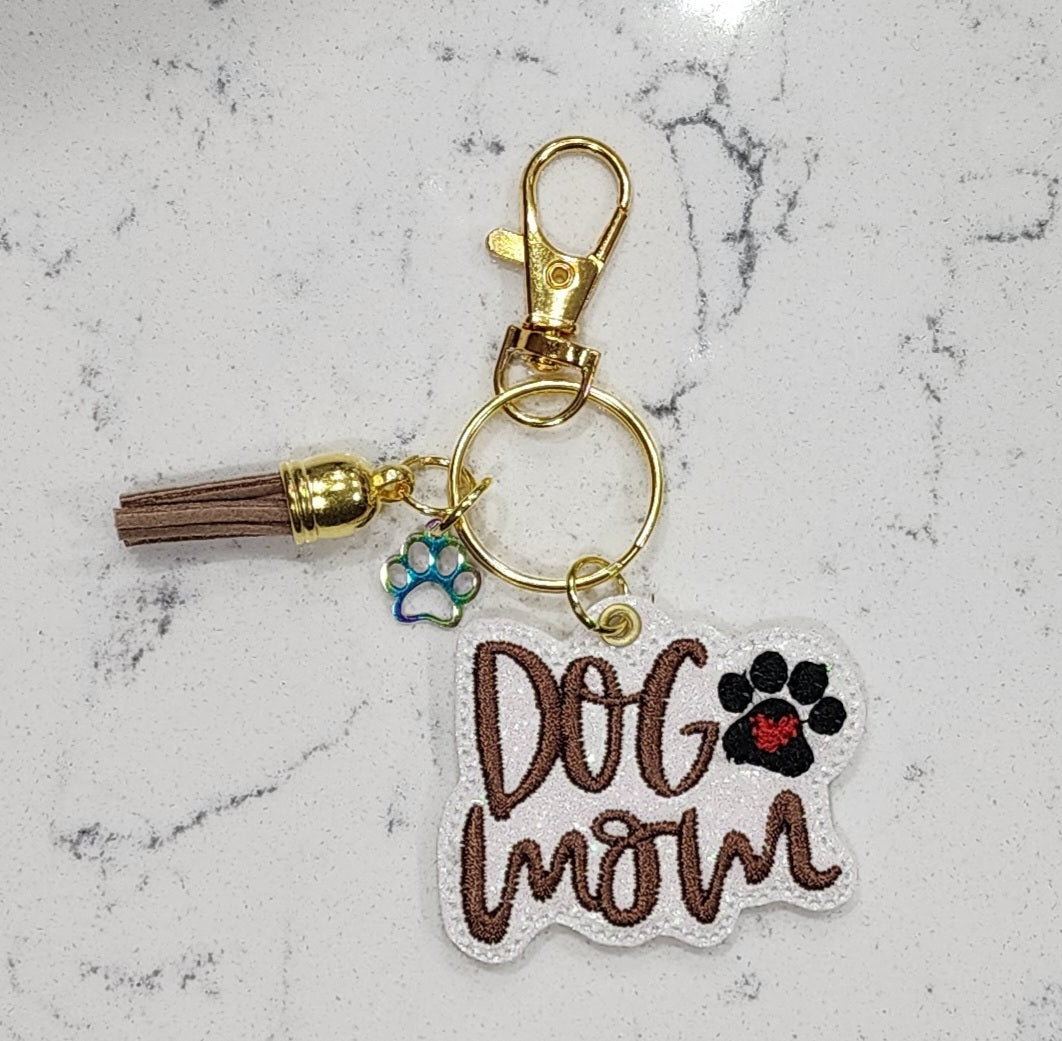 Dog Mom Keychain