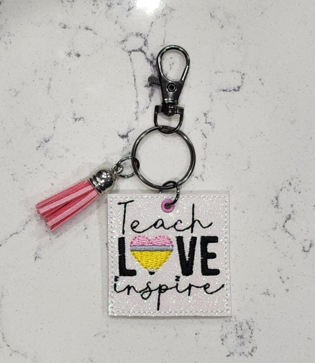 Teach Love Inspire Keychain