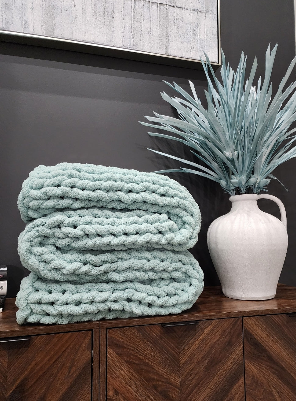 Chunky Knit Blanket