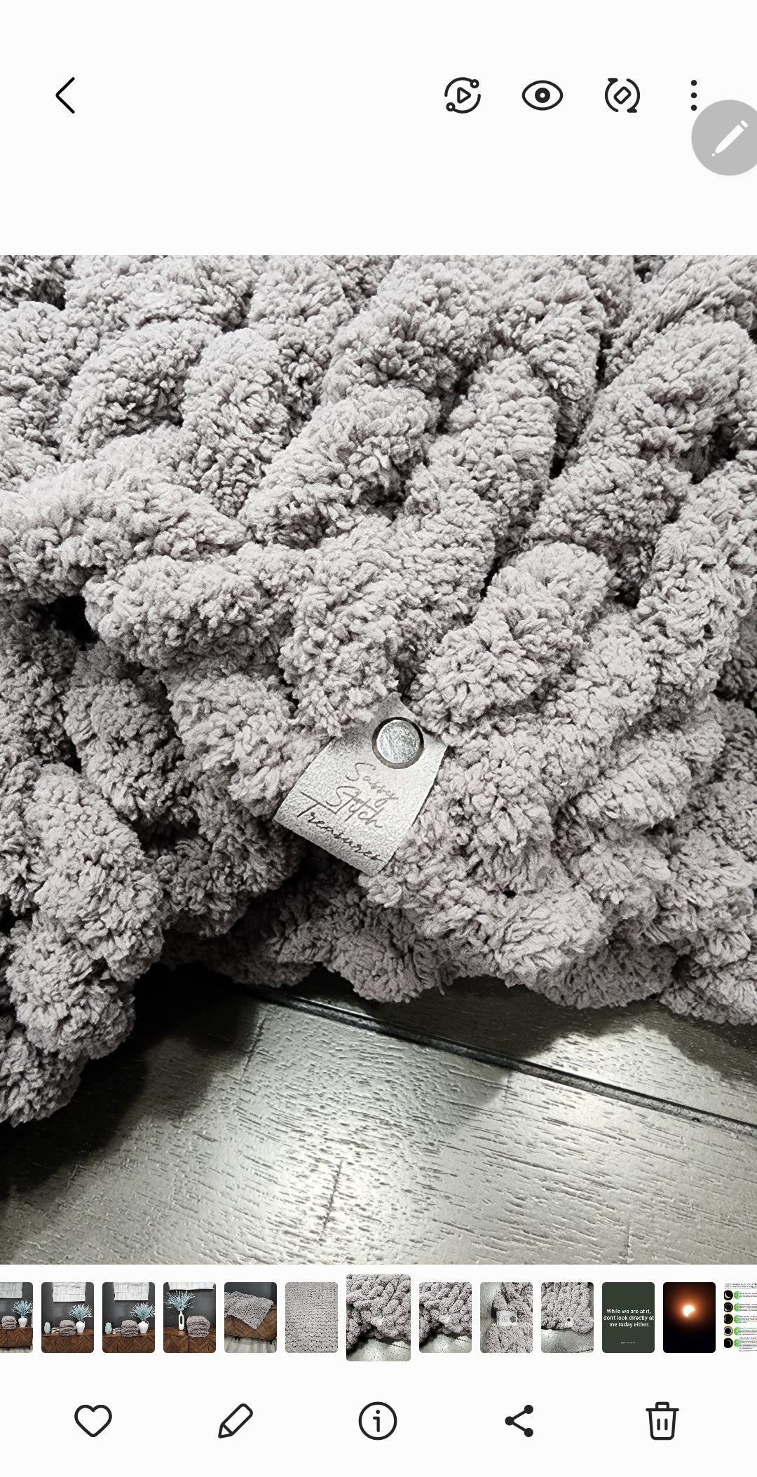 Chunky Knit Blanket