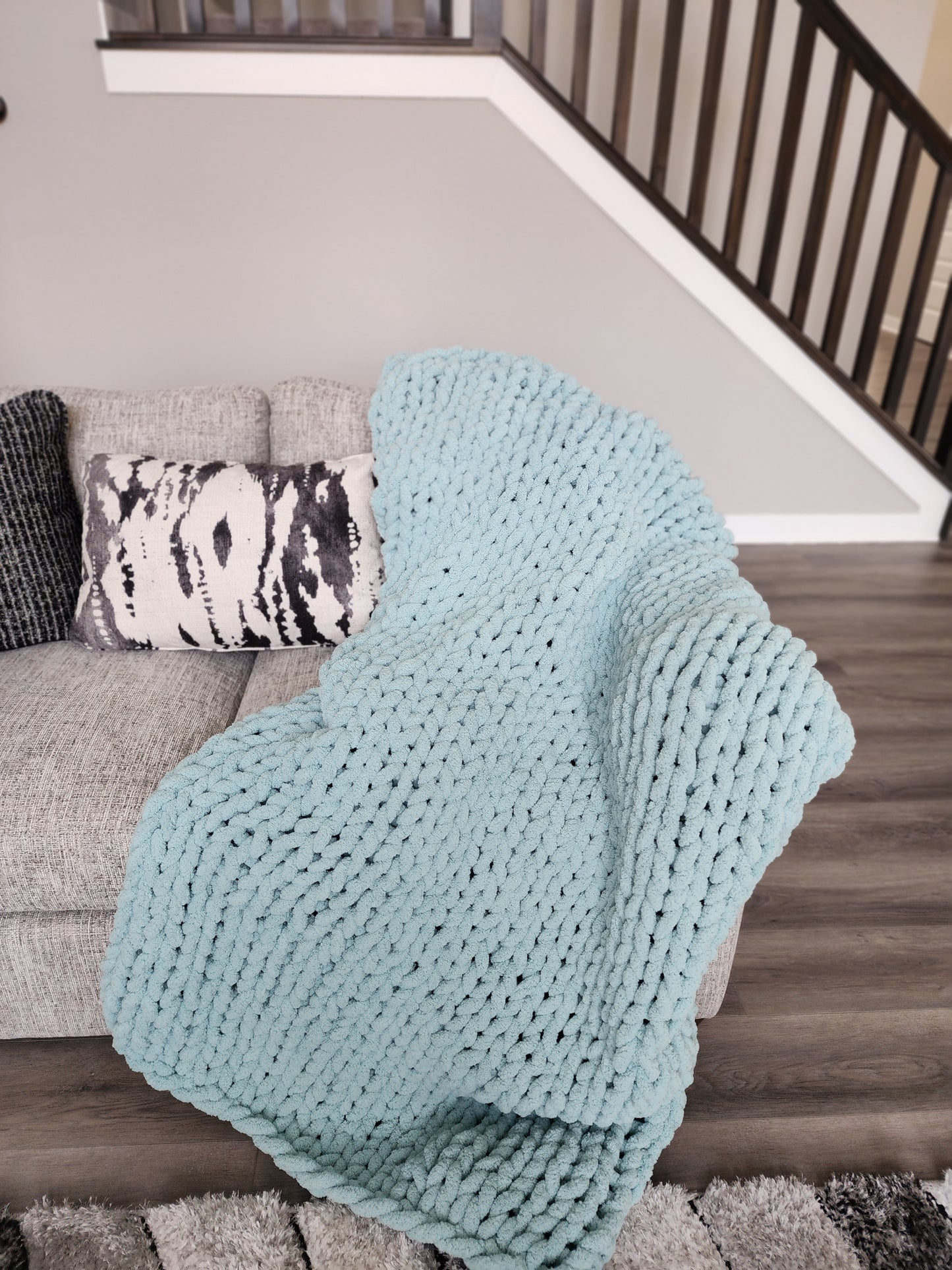 Chunky Knit Blanket