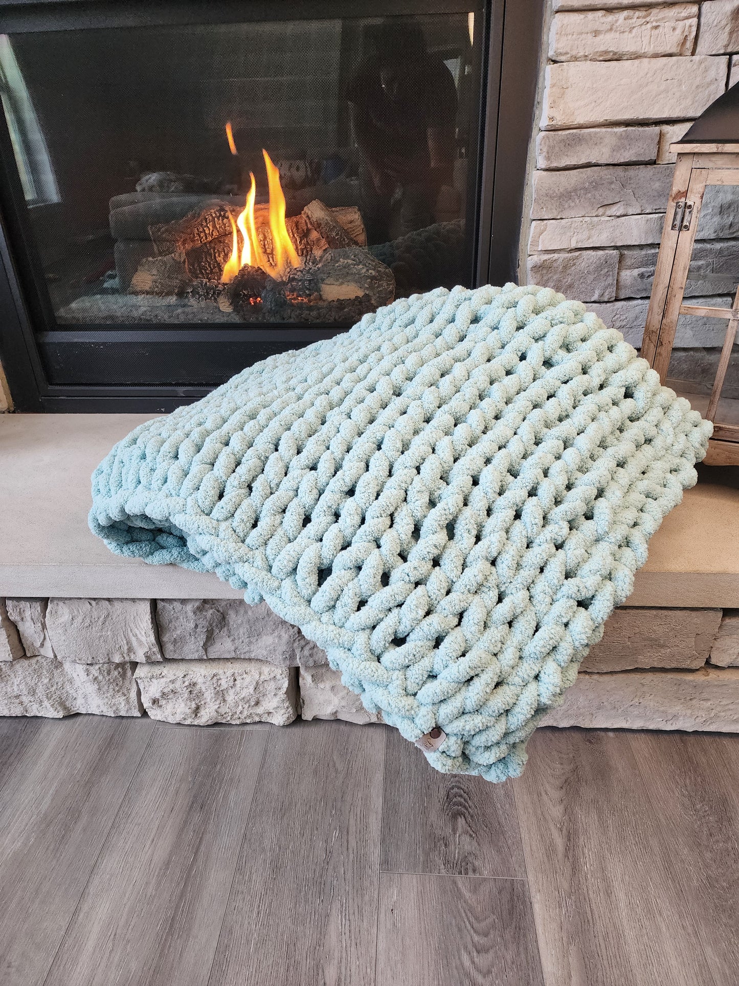 Chunky Knit Blanket
